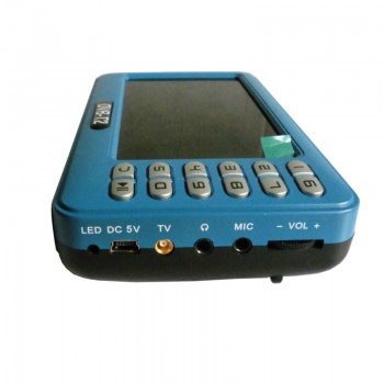 DVB T2 DVB T dvbt2 dvbt Mini TV Receiver With Antenna 4.3 inch LCD Screen TV Player Box for DVB-T2/DVB-T/FM Support TF Card
