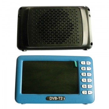 DVB T2 DVB T dvbt2 dvbt Mini TV Receiver With Antenna 4.3 inch LCD Screen TV Player Box for DVB-T2/DVB-T/FM Support TF Card