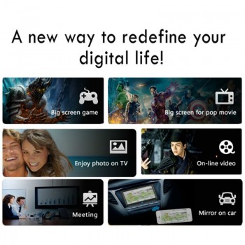 2017 Hot Sale Miracast HDMI WIFI Display DONGLE Airplay Receiver Full HD 1080P DLNA Dongle Adapter TV Stick