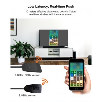 K8 PC Android Media Player TV Stick Push Chrome cast 4K 2.4G/5.8Ghz Wifi Display Receiver Dongle Android DLNA Wireless Air play