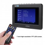 Mini 7 HD Mini Mobile Digital TV DVB-T DVB-T2 ATSC ISDB Television Support USB TF Card 800mah lithium battery