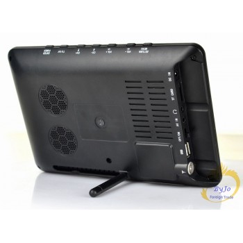LEADSTAR D9 9 inch LED TV digital player DVB-T T2 Analog all in one MINI TV Support USB TF TV programs Car charger gift