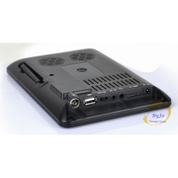 LEADSTAR D9 9 inch LED TV digital player DVB-T T2 Analog all in one MINI TV Support USB TF TV programs Car charger gift