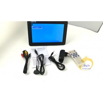 LEADSTAR D9 9 inch LED TV digital player DVB-T T2 Analog all in one MINI TV Support USB TF TV programs Car charger gift