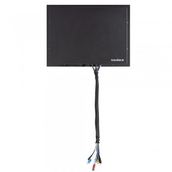 Souria 15.6 White LED Bathroom Flat Screen IP66 Waterproof Frameless TV Rated Antenna DVB T 2 C ATSC