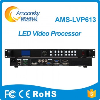 free shipping AMS-LVP613 video processor advertising P10 LED screen display with one key black screen best price