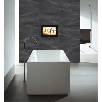 Souria 19 inch Smart Android Bathroom IP66 Waterproof Television Frameless LED Monitor Hotel Used LED TV Black/White Color