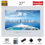 Souria New 27inch WiFi Full-HD 1080P Android Smart Magic Real Mirror TV Advertising Display LCD Bathroom Home Shower Room TV