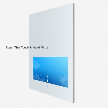 21.5inch Touch 600x800mm Magic Mirror LED Display Screen Support Online TV IP44 Waterproof Cosmetic Luxury Decoration