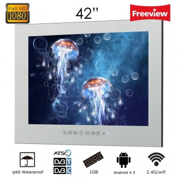Souria 42 1080HD Full Vanishing Television Magic Mirror LED TV WiFi Android Big Screen Bathroom Waterproof TV