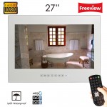 Souria 27 inch Full HD1080 Vanishing Magic Mirror LED Bathroom Hotel Luxury TV Wall Mounted Shower Box Water Resistant