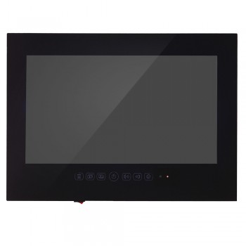 Souria 15.6 Bathroom Waterproof Hotel DVB-T T2 Mediabox Luxury Hotel LCD TV LED Wall Mounts Interior TV(Black/White)