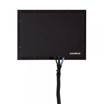 15.6 inch IP66 Bathroom LED TV Waterproof Wall Mount Water-Resistant LED TV for SPA (Black/White)