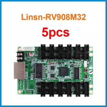 5 pcs / lot linsn sending card rv908m32 support p3 p5 led screen module work with ts802d ts921 sending card linsn