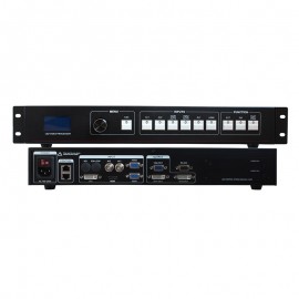 free shipping LED video processor scaler DVI VGA HDMI LED video wall controller support Nova and Linsn