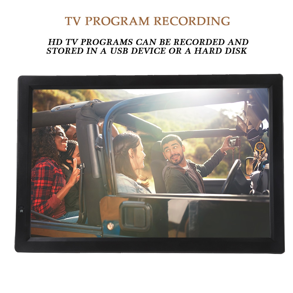 LEADSTAR 14inch ATV/UHF/VHF Portable Digital TV High Sensitivity Tuner TV Program Recording 1080P Portable TV