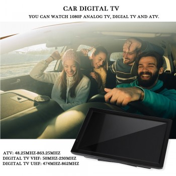 LEADSTAR 14inch ATV/UHF/VHF Portable Digital TV High Sensitivity Tuner TV Program Recording 1080P Portable TV