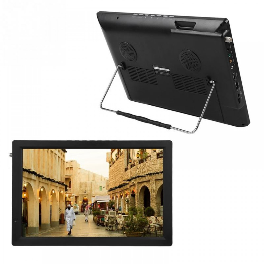 LEADSTAR 14inch Car TV ATSC-T/T2 DVB-T T2 ISDB Signal 1080P Digital TV ATV High Sensitivity Tuner Portable TV