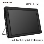 LEADSTAR DVB-T-T2 12.1 Inches TVs Televisions Rechargeable Digital Color Car TV Television Player TFT-LED Screen TV Televisions