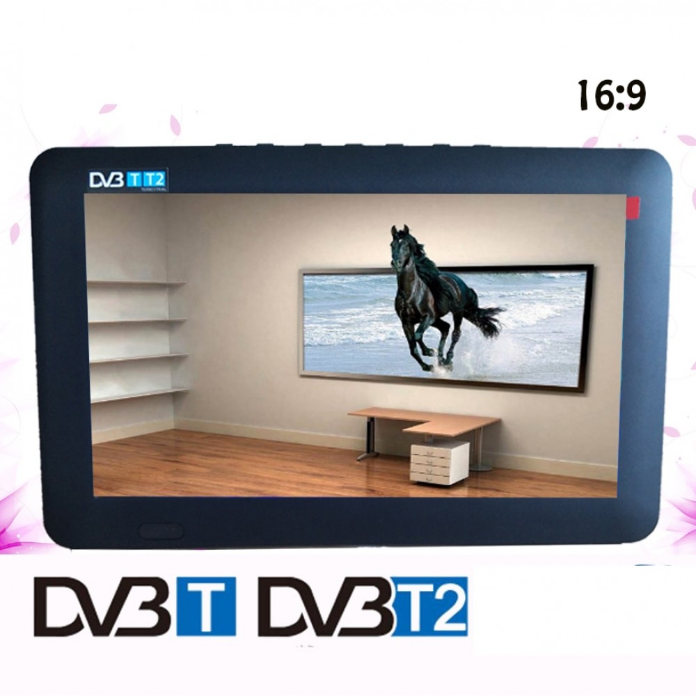 TV Portable TV Led Portable TV 9 inch Portable Car DVBT2 HDMI Led Input Display Box HDMI Lcd HD Digital Portable TV