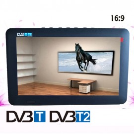 TV Portable TV Led Portable TV 9 inch Portable Car DVBT2 HDMI Led Input Display Box HDMI Lcd HD Digital Portable TV