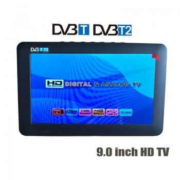 TV Portable TV Led Portable TV 9 inch Portable Car DVBT2 HDMI Led Input Display Box HDMI Lcd HD Digital Portable TV