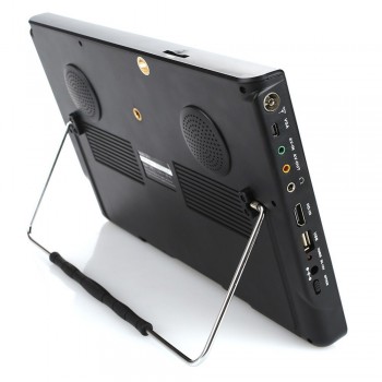 11.6 Inch Portable DVB-T2 TV Digital Analog HD TV Color TFT-LED Support TF Card W/Remote Control Universal Media Player