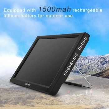 11.6 Inch Portable Digital Analog Television DVB-T/T2 1280*800 Resolution HD PAL 1080P LED TV for Home Car Airplane EU Plug