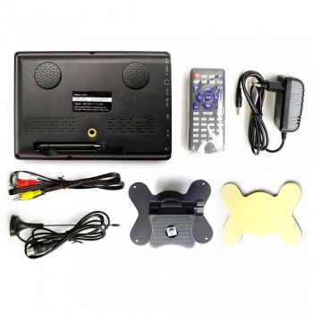 LEADSTAR D768 7 inch Portable TV DVB-T2 tdt Digital and Analog mini small Car TV Television Support USB TF Card MP4 AC3