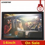 Leadstar 14inch TV Portable Digital TV High Sensitivity Tuner TV Program Recording 1080P HD Portable TV TFT LED Screen Player EU