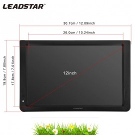 12in Televisions Player Digital Analog DVB-T-T2 Portable TV for Home Car Airplane 110-220V With Bracket /12V Car Charger EU Plug