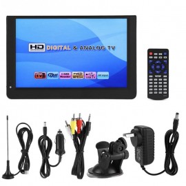 LEADSTAR 12inch Televisions DVB-T/T2 Stereo Surrounding 1280*800 Car Digital TV ATV/UHF/VHF Channels Car Television new style