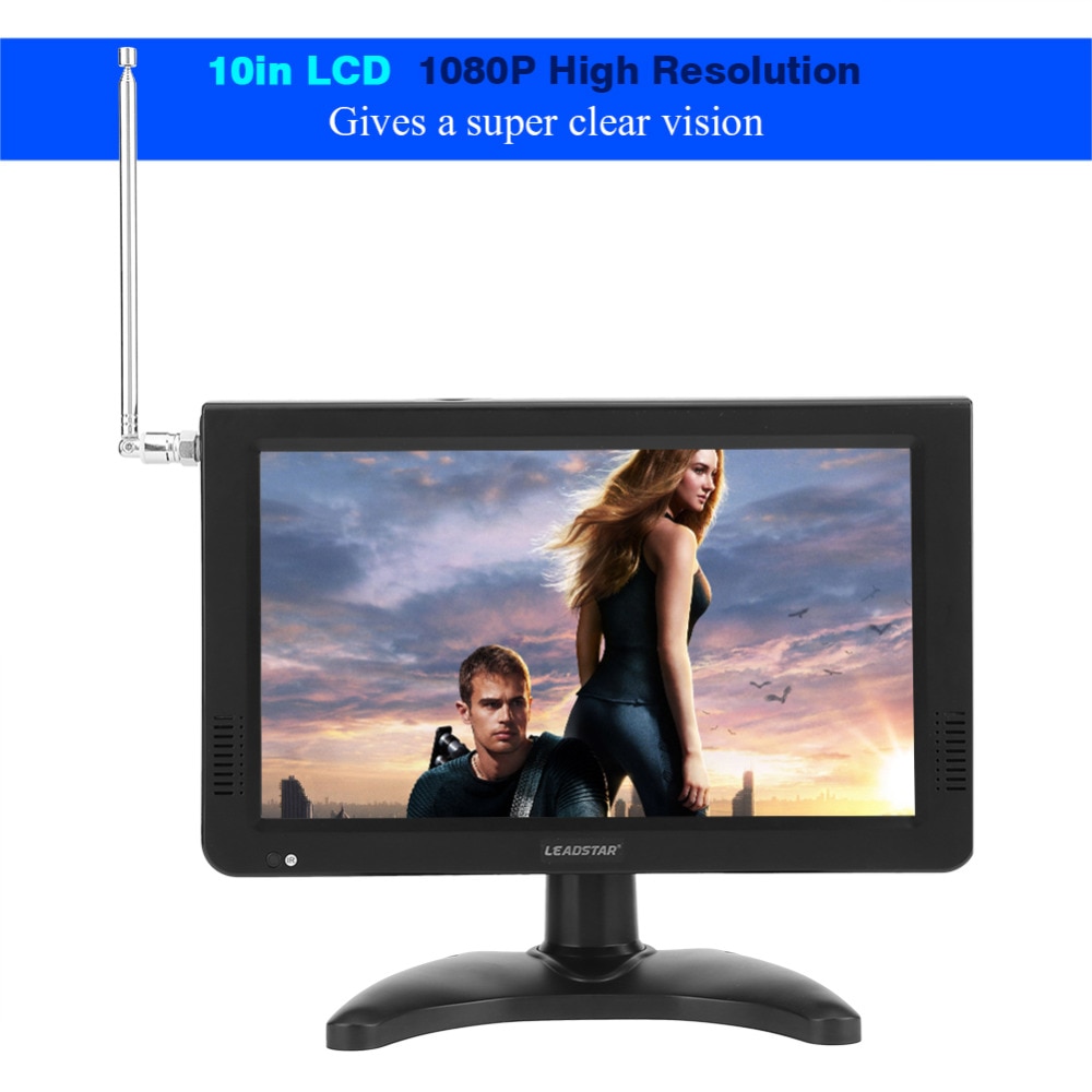 LEADSTAR 10inch ATSC Car Digital TV FM Radio 1080P Stereo High Sensitivity Digital TV
