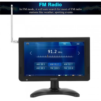 LEADSTAR 10inch ATSC Car Digital TV FM Radio 1080P Stereo High Sensitivity Digital TV
