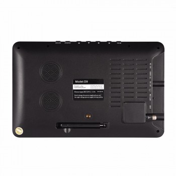 Portable TV 9 110V-240V ATSC 16:9 Car Digital TV Support TFT USB 1080P HD LED HDMI Video Player Built-in 1500Mah Batteries New