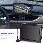 12 inch Dual Speak Portable TV 110V-240V ATSC 16:9 Digital Car TV 1080P HD Video Player Built-in 1500Mah Batteries Free Shipping