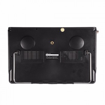 12 inch Dual Speak Portable TV 110V-240V ATSC 16:9 Digital Car TV 1080P HD Video Player Built-in 1500Mah Batteries Free Shipping