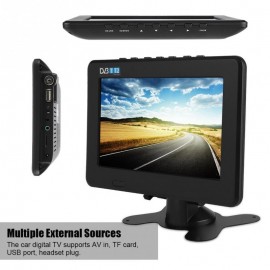LEADSTAR 7inch televisionDVB-T2 Car Digital TV High Sensitivity 1080P Portable TV for Analog/Digital TV/ATV televisions new