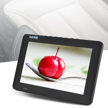 LEADSTAR 7inch DVB-T-T2 16:9 Portable TFT-LED HD Digital Analog Color TV Television Player UK Plug for UK Malaysia