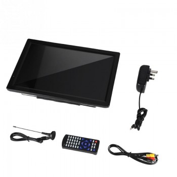 LEADSTAR 14 Digital Portable USB TV Television 1080P PVR DC12V 110 - 220V UK Plug