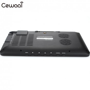 Cewaal 9 Inch Support TF Card Television Digital Analog TV Media Player Rechargeable Digital TV Universal W/Remote Control