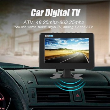 LEADSTAR 7inch DVB-T2 High Sensitivity Car Digital TV Stereo Surrounding 1080P Car Televisions 2019 new style