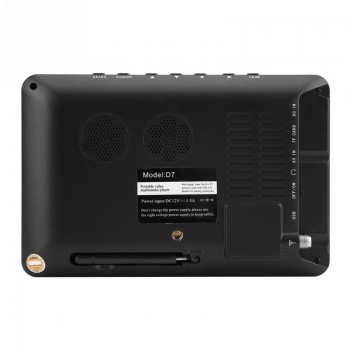 LEADSTAR ATSC Car Digital TV HD Portable TV 7 Inch Digital And Analog Led Televisions Support TF Card USB Audio Car Television