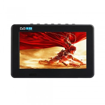 Cewaal 7 inch 16:9 color TFT-LED Portable ATSC DVB-T2 Rechargeable Digita TV Television Player