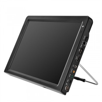 Portable TV DVB-T2 12.1 Inch Rechargeable Digital Color TV Television Car TV Player TFT-LED Screen New 2018