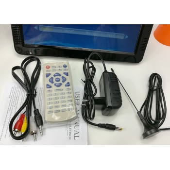 LEADSTAR D10 10.2 inch LED TV digital player DVB-T/T2/Analog all in one Portable TV Support USB/TFamp;TV programs Car charger gift
