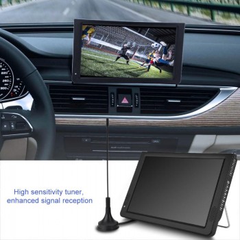 LEADSTAR EU Plug TV  ISDB-T USB Portable Digital 12 Inch Television HD Video Player TV Televisions 2018 new style