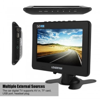 LEADSTAR 7inch DVB-T2 High Sensitivity Car Digital TV Stereo Surrounding 1080P Car Television