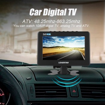 LEADSTAR 7inch DVB-T2 High Sensitivity Car Digital TV Stereo Surrounding 1080P Car Television