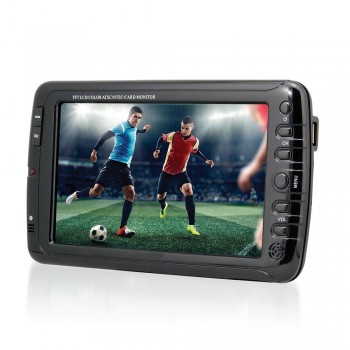 7inch Portable Car TV Television DVB-T2 DVB-T digital Car TV With Dolby Receiver /w AV USB Port MP3/MP4 Record TV Program